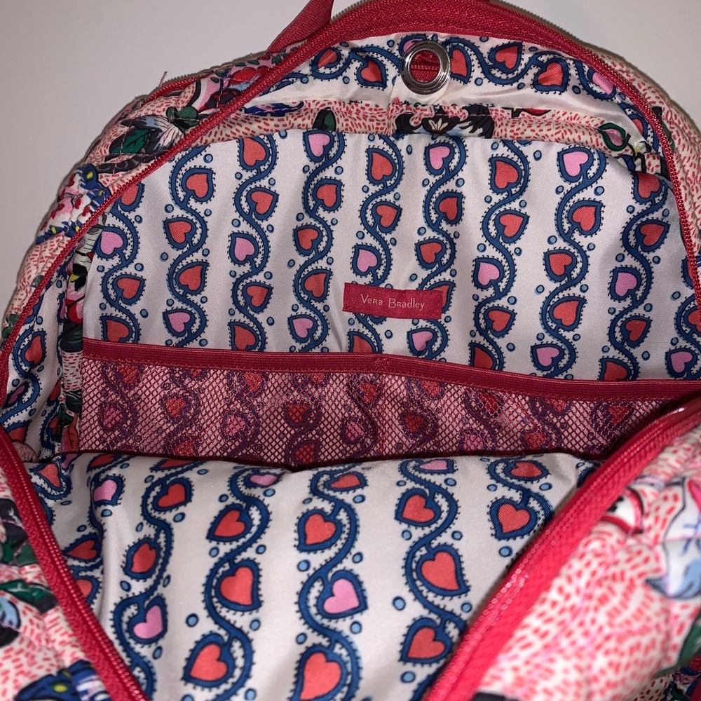 Vera Bradley Campus Backpack Pink Paisley - Picture 3 of 3